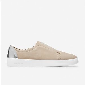 NWT Cole Haan Scalloped Slip On Sneaker